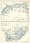 Africa, north and southern, 1856