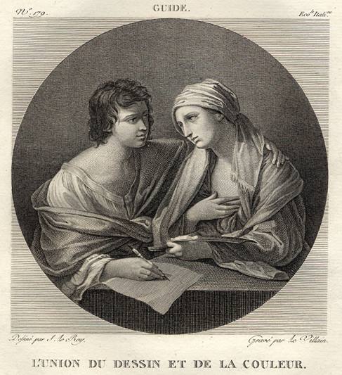 Union du Dessin et de la Couleur, by Reni Guido, 1814