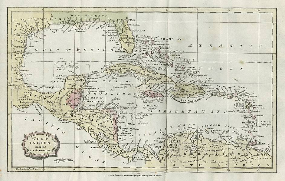 West Indies, 1812