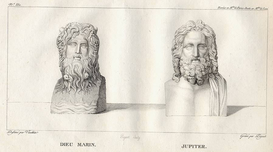 Triton & Jupiter (classical sculpture), 1814