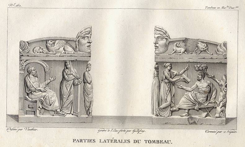Tomb frieze (classical sculpture), 1814