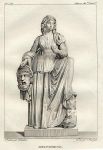 Melpomene (daughter of Zeus and Mnemosyne, classical sculpture), 1814