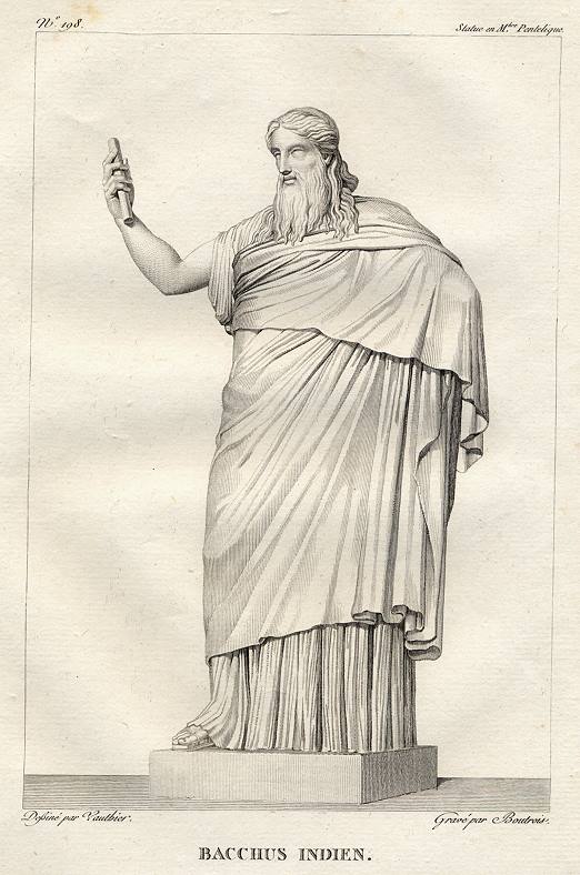 Bacchus, (classical sculpture), 1814