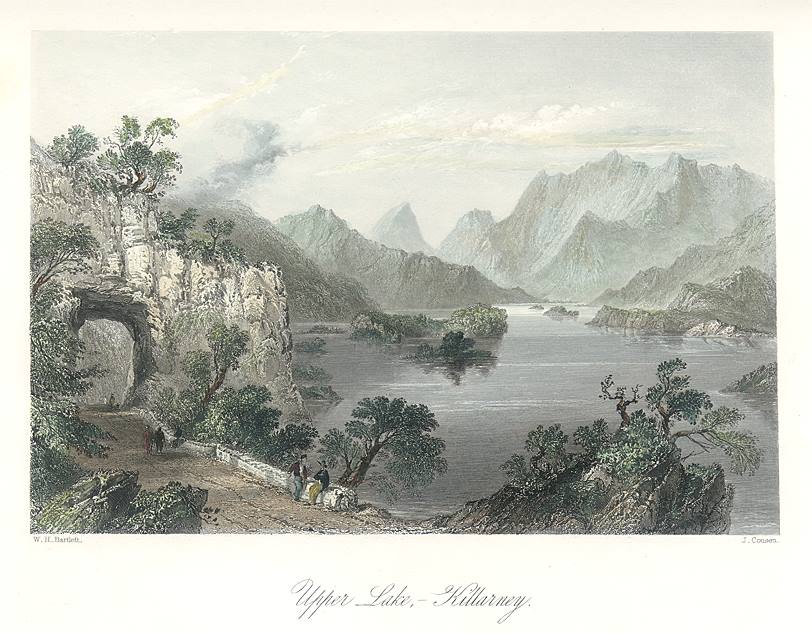 Ireland, Upper Lake at Killarney, 1841