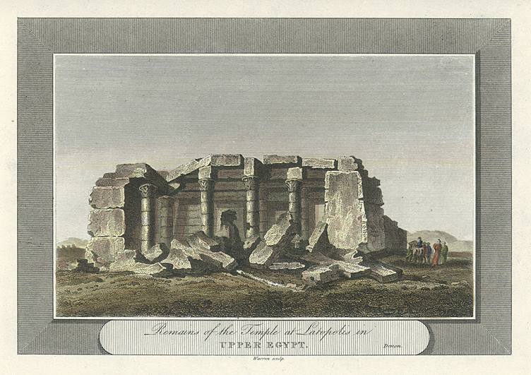 Egypt, Temple at Latopolis, 1810