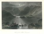 Ireland, Head of the Killeries (at night with fishermen) - Connemara, 1841