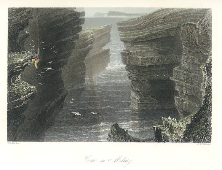 Ireland, Cove in Malbay, 1841