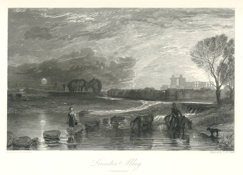Leicester Abbey, 1838
