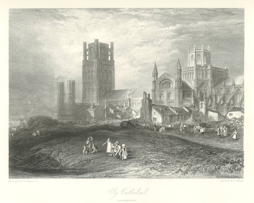 Cambridgeshire, Ely Cathedral, 1838