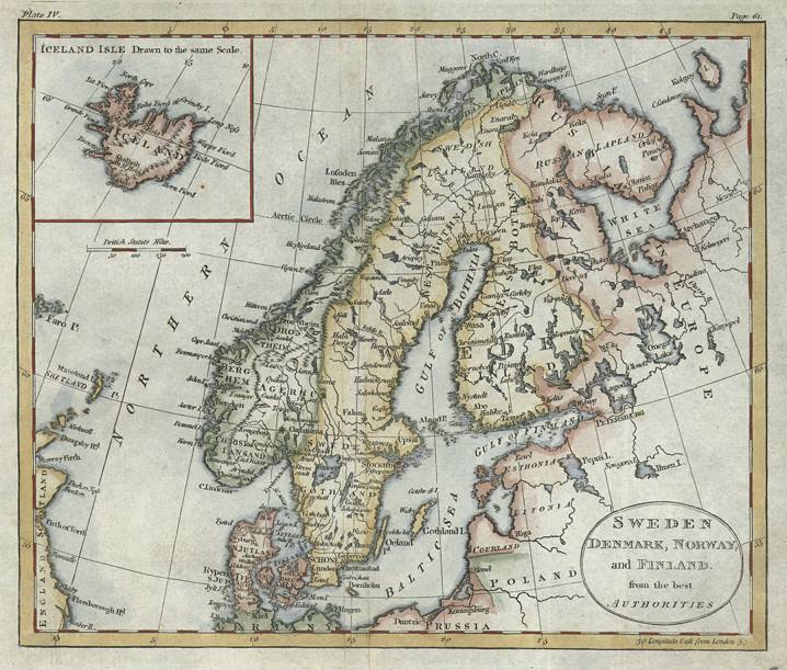 Scandinavia, 1796