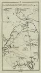 Ireland, route map with Down-Patrick, Killough and Portaferry, 1783