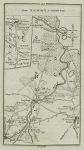 Ireland, route map with Stewarts-town, Portadown and Lurgan, 1783