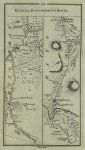 Ireland, route map with Tulsk, Belanag, Ballaghadirreen & Ballaghy, 1783