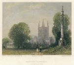 Hereford Cathedral, Winckles, 1836