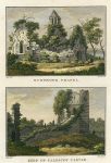 Wales, Monmouthshire, Sudbrook Chapel & Caldicot Castle, 1800