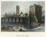 Ireland, Abbey of Clare - Galway, 1841
