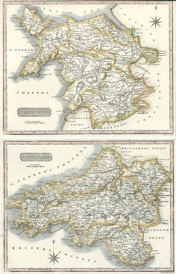 Wales, north & south, 1819