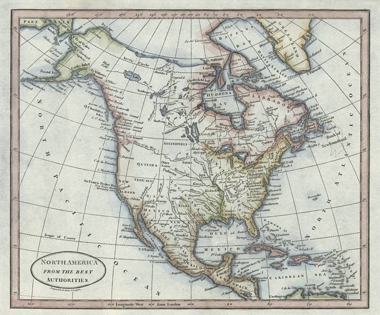 North America, 1807