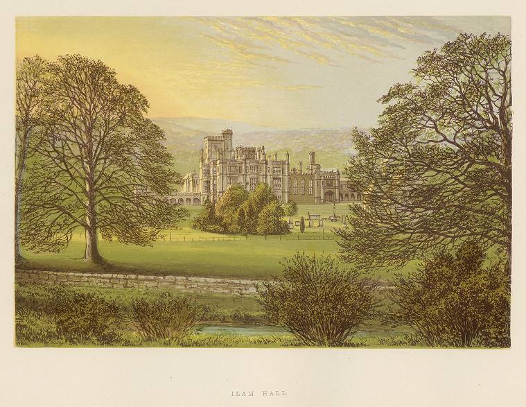 Derbyshire, Ilam Hall, 1880