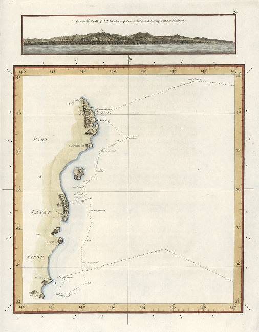 Japan, Cook's Voyages, 1785