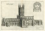 Gloucester Cathedral, Daniel King, 1673