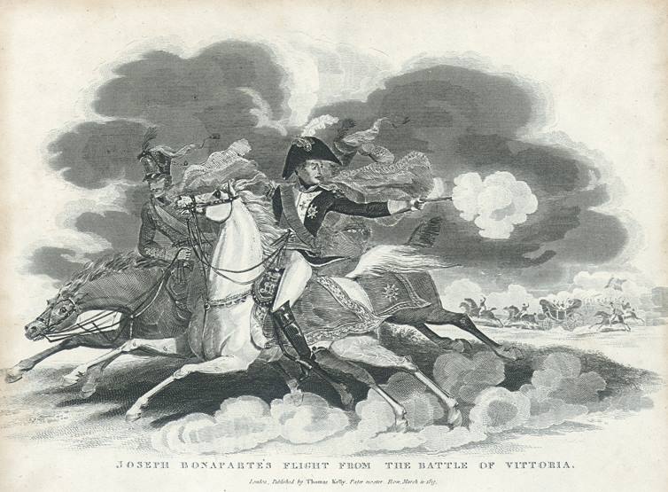 Joseph Bonaparte's Flight from Battle of Vittoria (in 1813), 1817