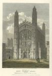 Cambridge, King's College Chapel, 1830