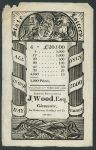 Lottery Advert by J.Wood of Gloucester, 1810