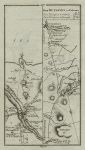 Ireland, route map with Colerain, Portrush and Dungiven, 1783
