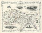 Northern India, Tallis, 1850