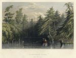 USA, Saratoga, Barhydt's Lake, 1840