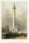 USA, Baltimore, Washington's Monument, 1840