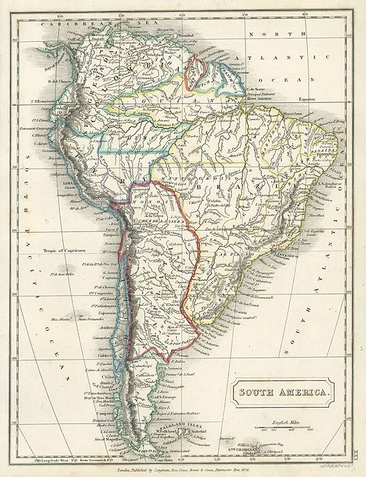 South America, 1827