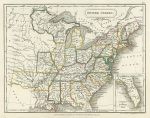 United States map, 1827