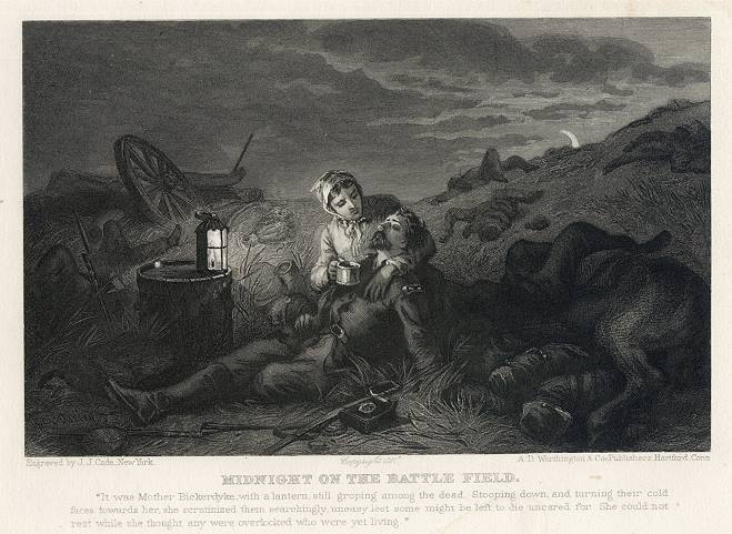 USA Civil War, Midnight on the Battle Field, 1888