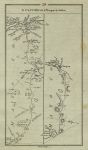Ireland, route map with Castlebar, Balcarra & Newport, 1783