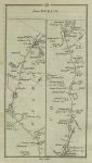 Ireland, route map with Newtown Bellew, Tuam & Hollymount, 1783