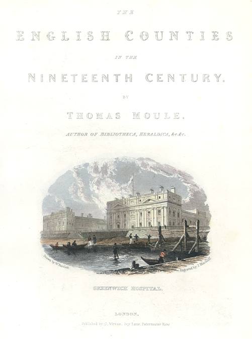 Frontispiece to Moule's English Counties, 1837