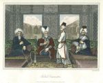 Turkish Conversation & Hookah or waterpipe, 1819
