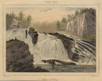 USA, New York state, Adley's Falls, 1843