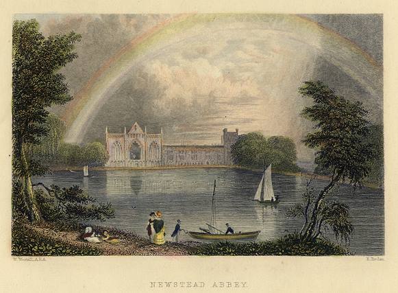 Nottinghamshire, Newstead Abbey, 1865