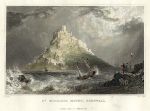 Cornwall, St. Michael's Mount, 1832