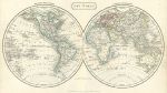 The World in Hemispheres, 1827