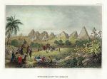 Sudan, Pyramids of Meroe, 1838