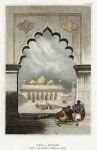 India, Agra, Mogul's Palace (Red Fort), 1838