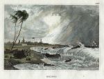 India, Madras view, 1838
