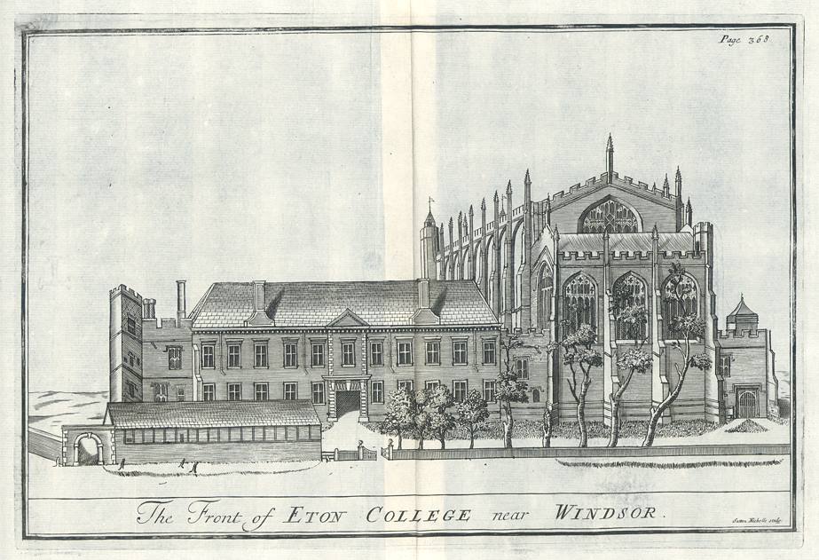 Berkshire, Eton College near Windsor, 1673 / 1718