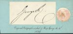 Original signature (autograph) and seal of King George IV, 1829