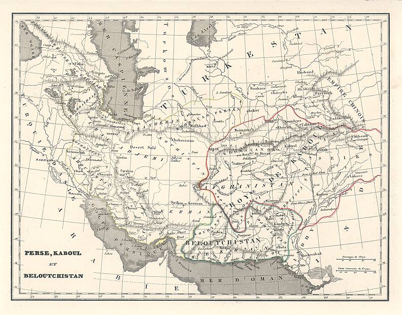 Iran, Iraq, Afghanistan, 1835