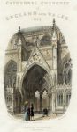 Lincoln Cathedral south entrance, 1836